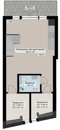 Medium property photo - Billitonstraat 17B, 9715 EM Groningen